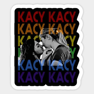 kacy love team from ncis Sticker